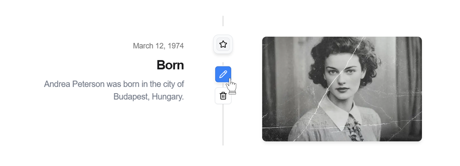Timeline edit